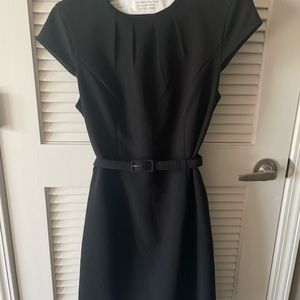 H&M Belted Black Dress